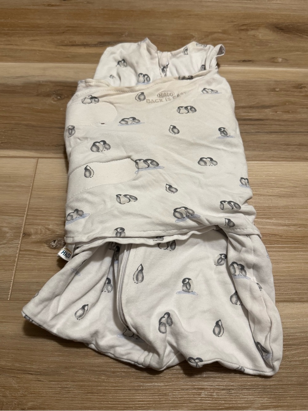 Halo penguin swaddle sleep sack